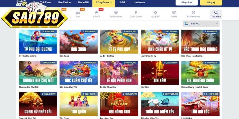 Sky88 - Thương hiệu chơi slot uy tín